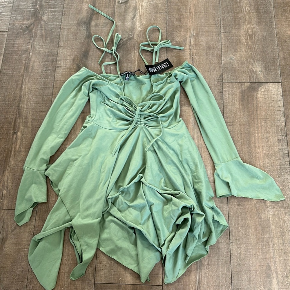 Current Mood F is for Fairies Handkerchief Dress - Green